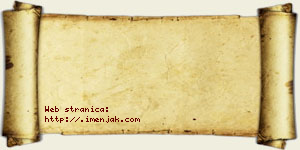 Tamara Pavičević vizit kartica